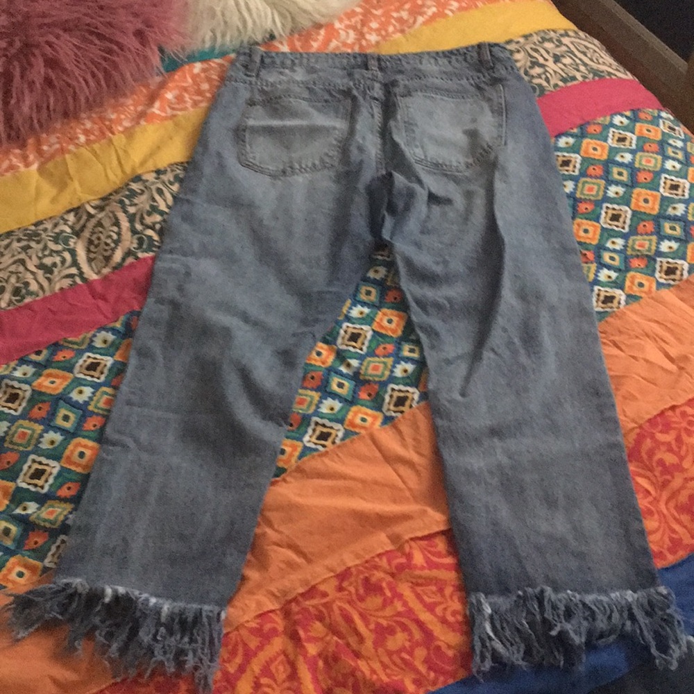Nasty Gal Momokrom Flare Hem Boyfriend jeans - Picture 4 of 4